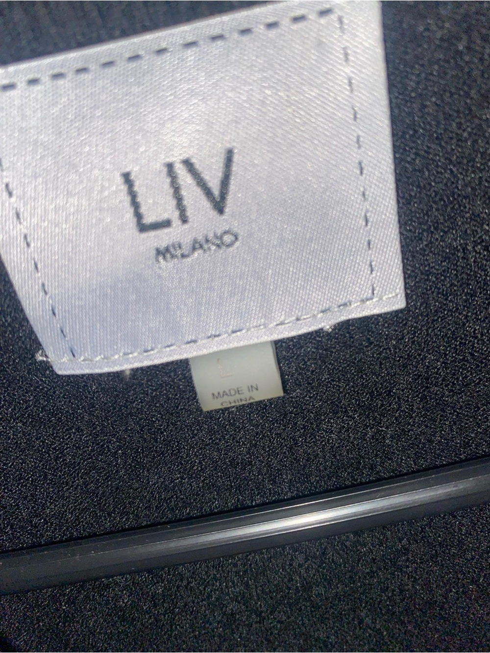 LIV Milano Black Rhinestone
Heart Embellished Boatneck Knit
Sweater Size Large - Picture 2 of 3